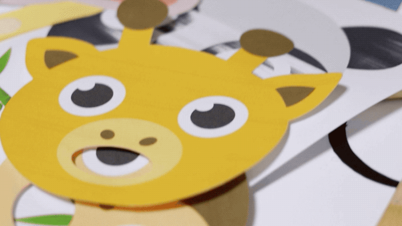 유아 창의력 발달을 위한 엄마표 동물 먹이주기 놀이 세트