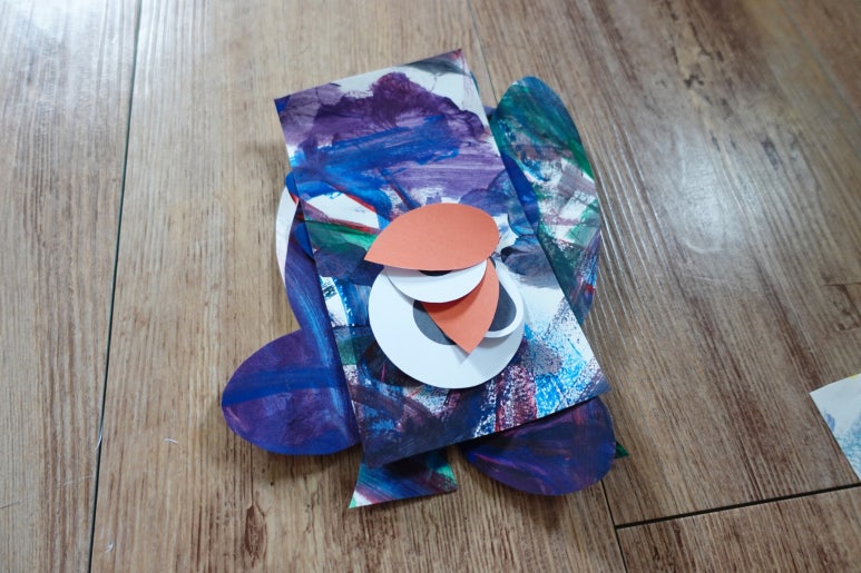 휴지심에 붙일 몬스터 눈과 입 도안