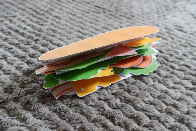 입체 샌드위치 만들기 놀이 | Printable 3D Sandwich Craft 도안 공유