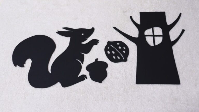 그림자놀이 동화로 즐기는 청설모 이야기 | 원근감을 이용한 창의 놀이